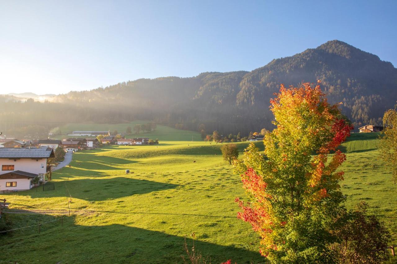 Ferienwohnung Haus Sonnblick Penthouse Reith im Alpbachtal Exterior foto